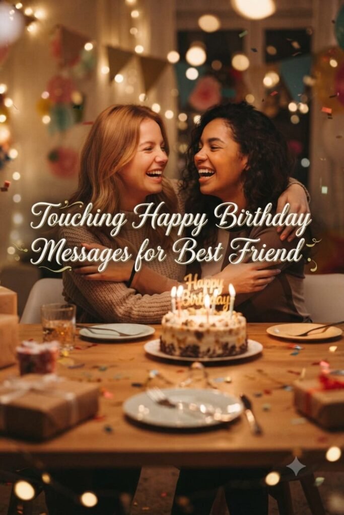 Touching Happy Birthday Messages for Best Friend