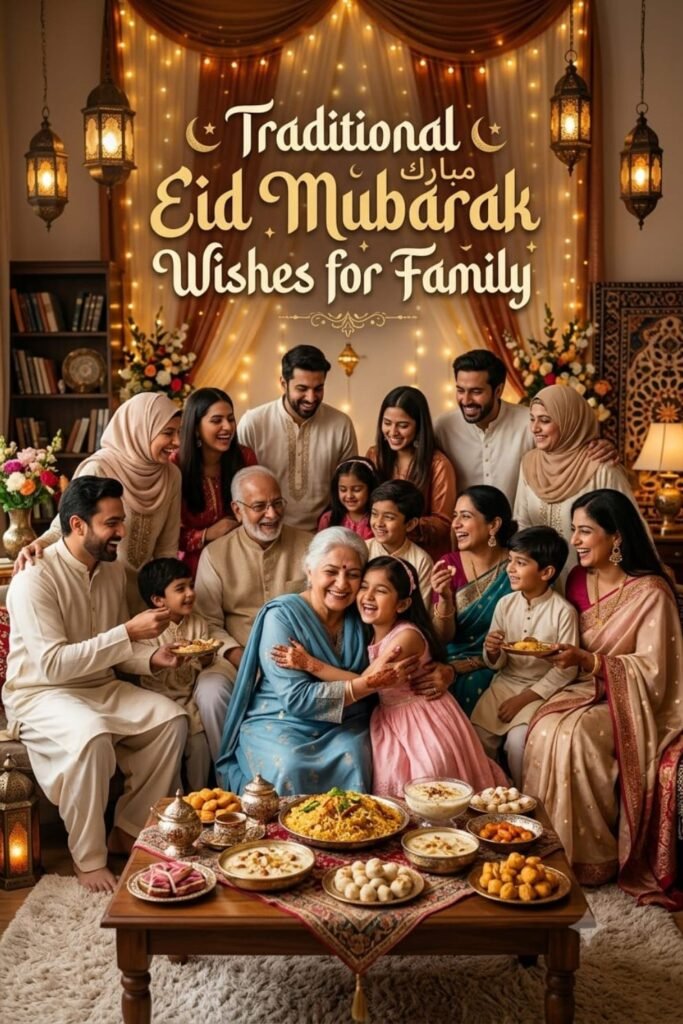 Traditional Eid Mubarak Wishes for Family