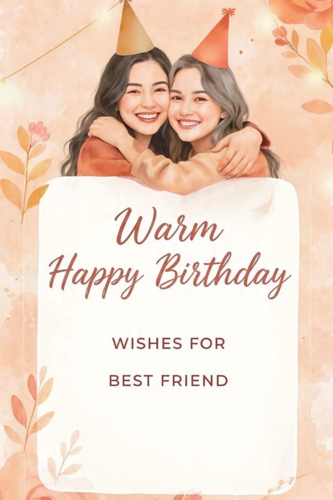 Warm Happy Birthday Wishes for Best Friend
