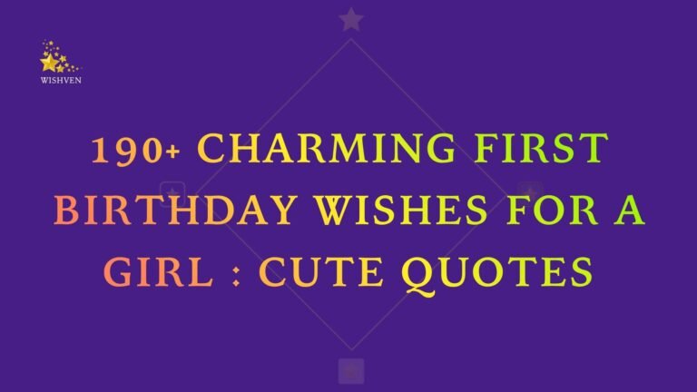 190+ Charming First Birthday Wishes for a Girl Cute Quotes