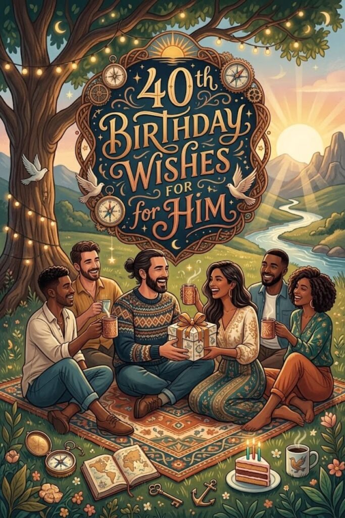 40th Birthday Wishes for Him