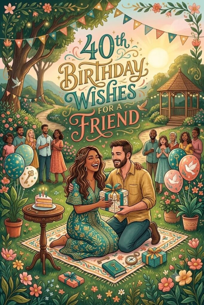 40th Birthday Wishes for a Friend