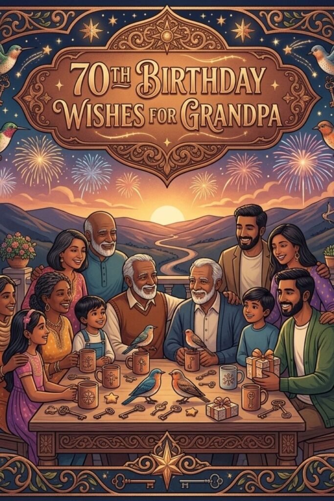happy 70th birthday wishes male