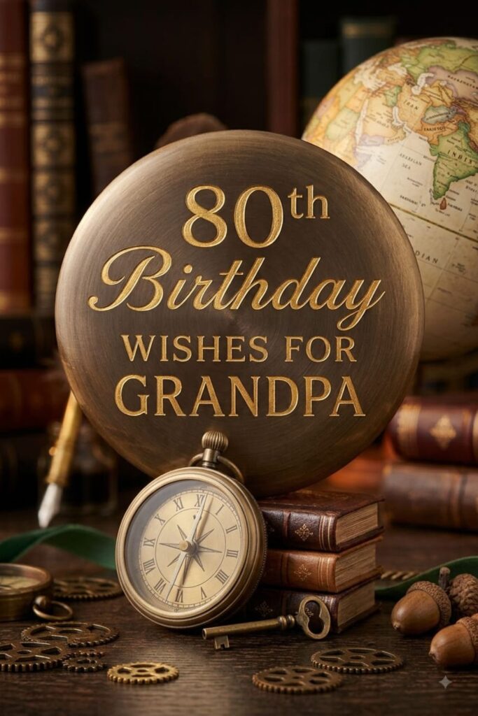 80th Birthday Wishes for Grandpa