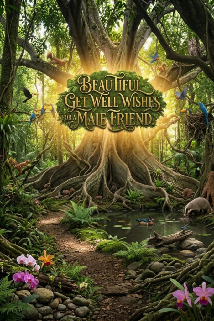 Beautiful Get Well Wishes for a Male Friend