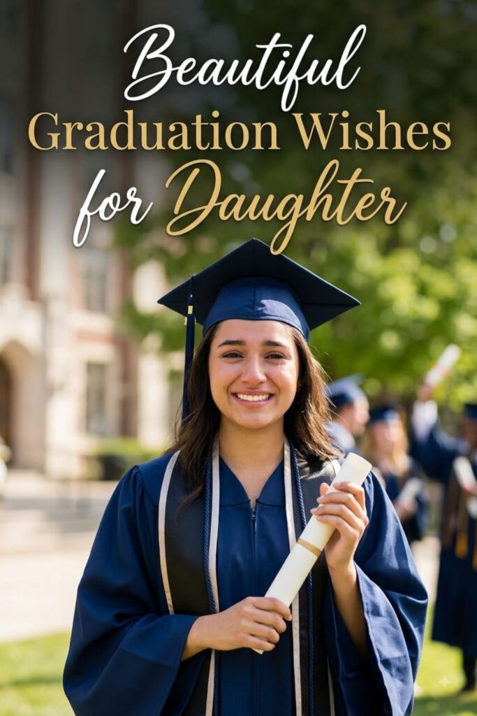 Beautiful Graduation Wishes for Daughter
