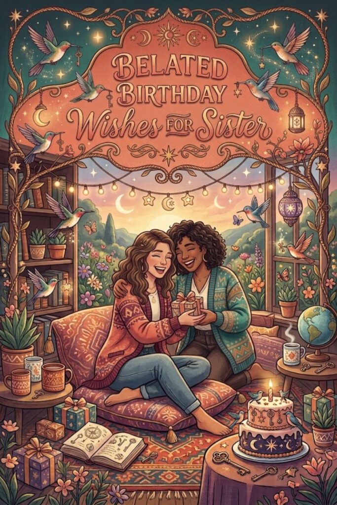 Belated Birthday Wishes for Sister