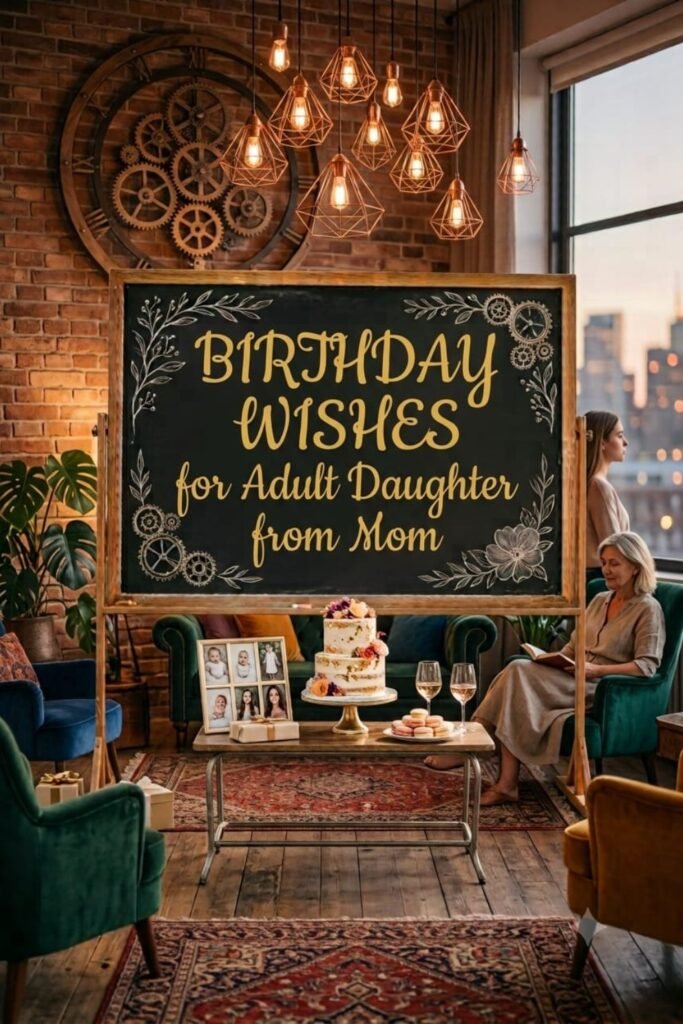 Birthday Wishes for Adult Daughter from Mom