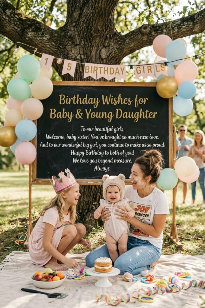 Birthday Wishes for Baby & Young Daughter