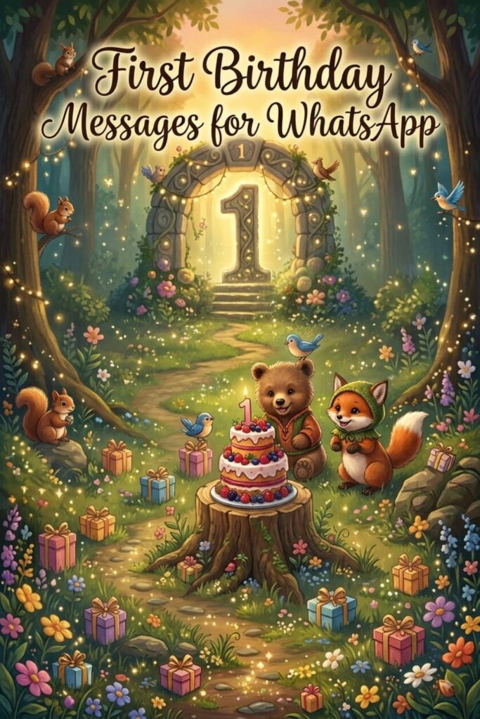 First Birthday Messages for WhatsApp