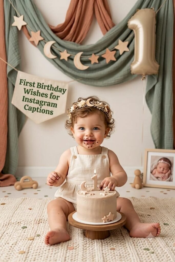 First Birthday Wishes for Instagram Captions