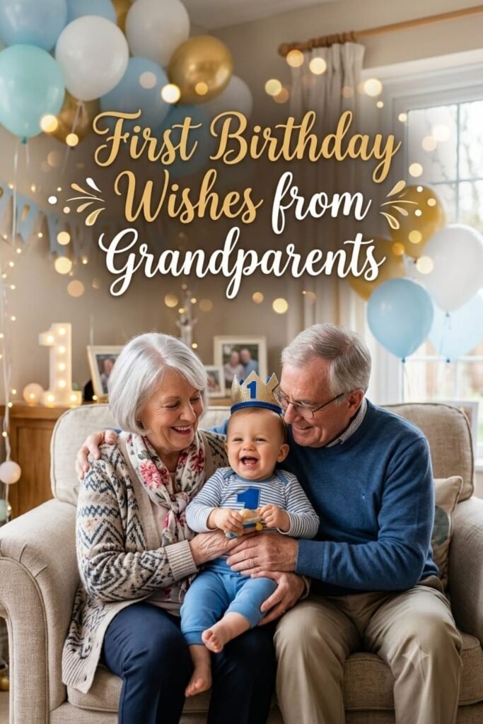 First Birthday Wishes from Grandparents