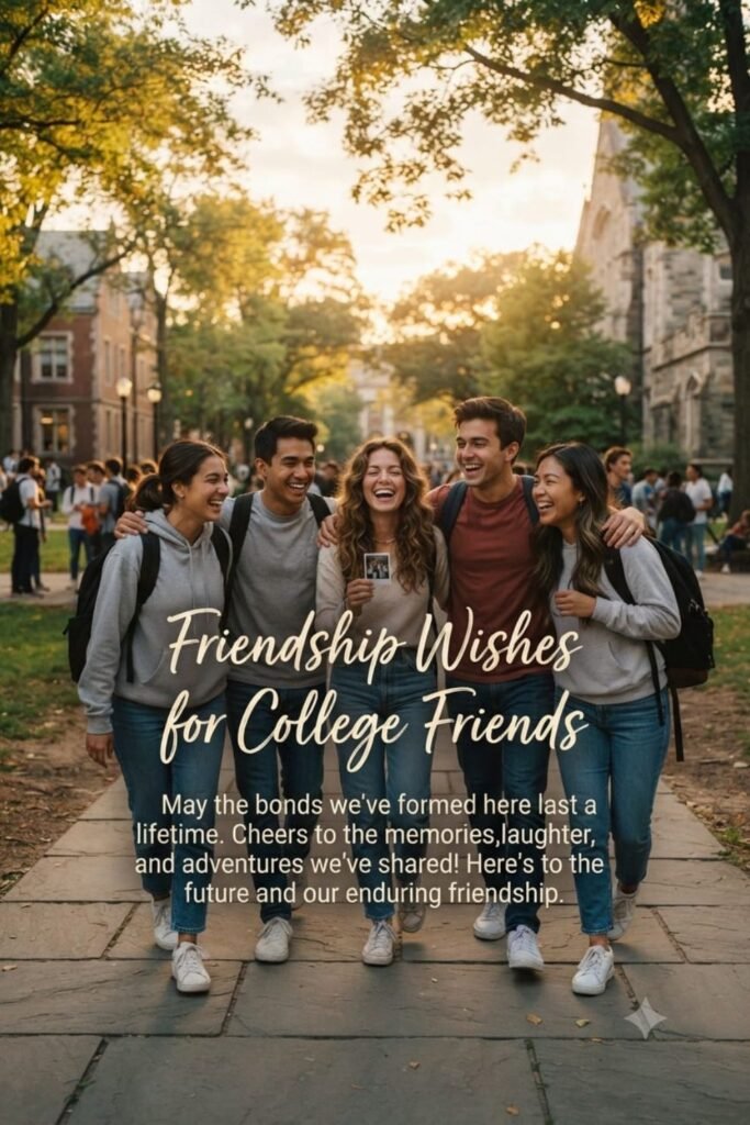 Friendship Wishes for College Friends