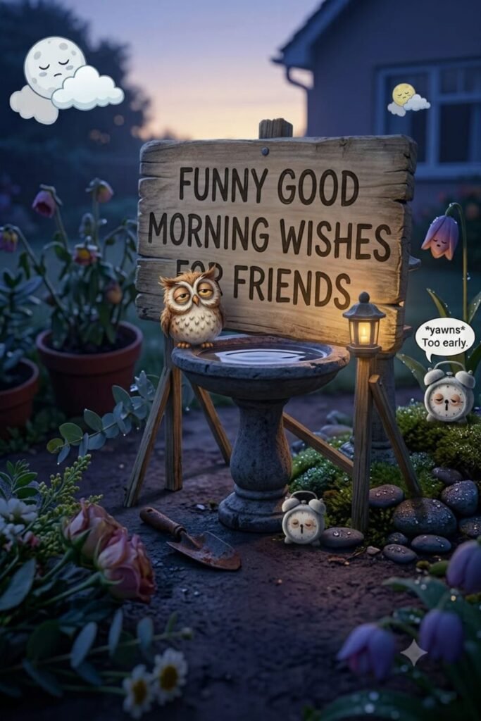 Funny Good Morning Wishes for Friends