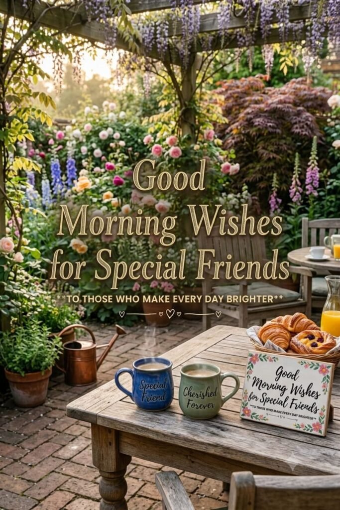 Good Morning Wishes for Special Friends