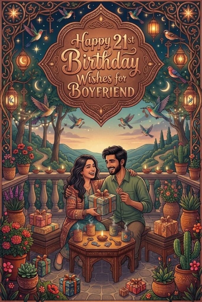 heart touching 21st birthday wishes for a girl