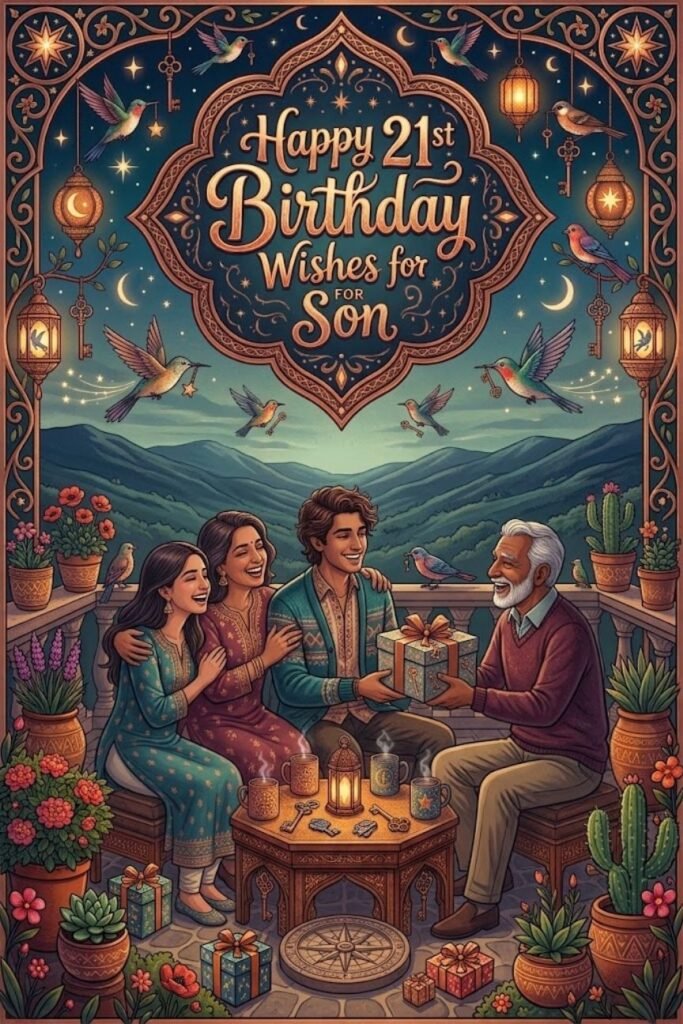 short 21st birthday wishes for a boy