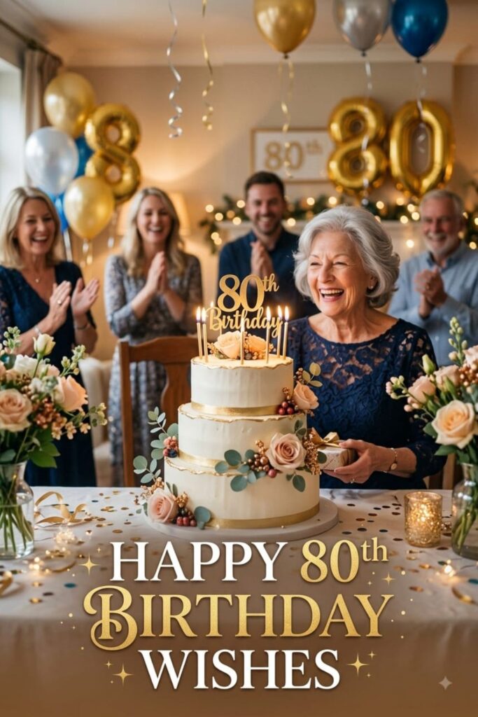 Happy 80th Birthday Wishes