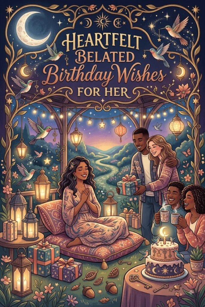 Heartfelt Belated Birthday Wishes for Her