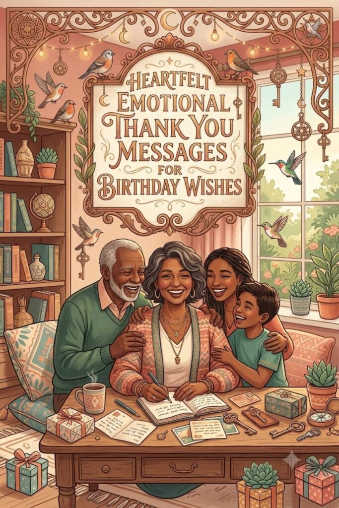 Heartfelt Emotional Thank You Messages for Birthday Wishes