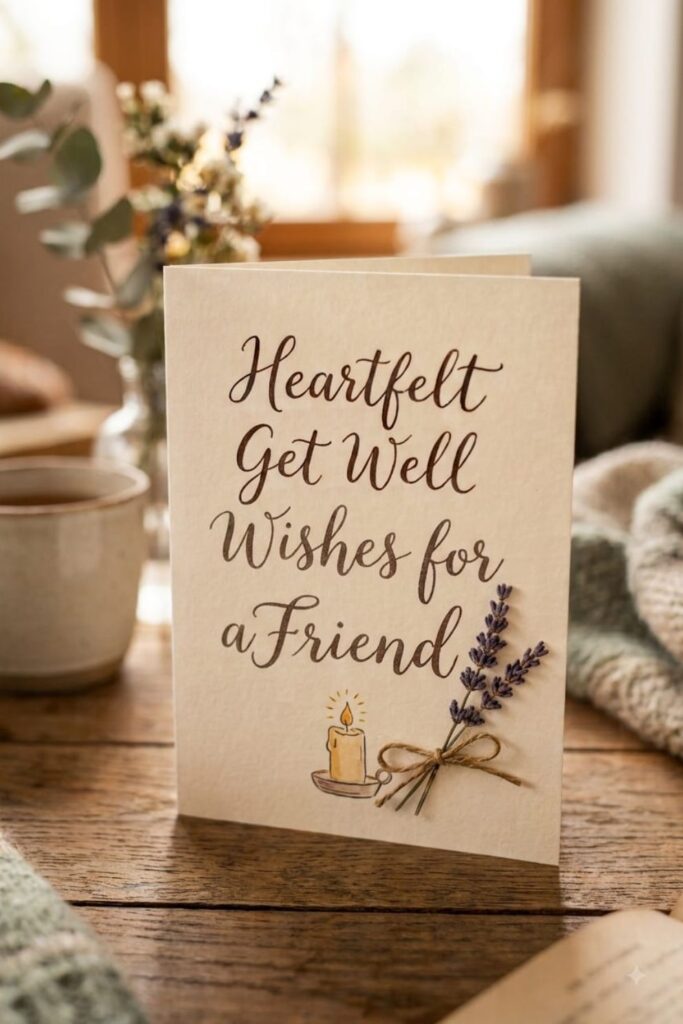 Heartfelt Get Well Wishes for a Friend