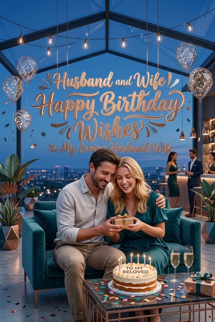Husband and Wife Best Happy Birthday Wishes 