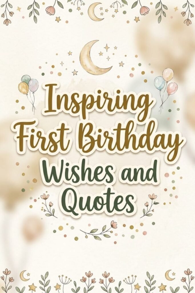 Inspiring First Birthday Wishes and Quotes