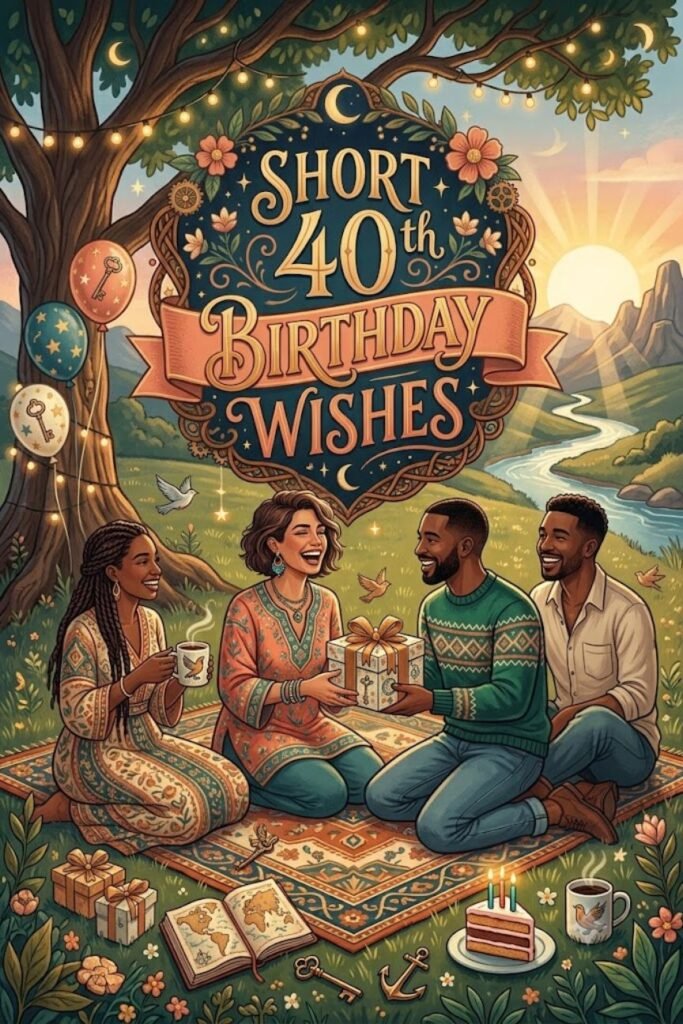 Short 40th Birthday Wishes
