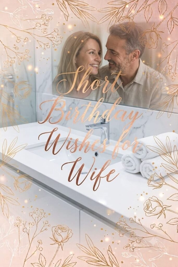Short Birthday Wishes for Wife