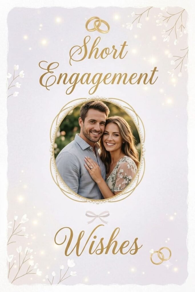 Short Engagement Wishes