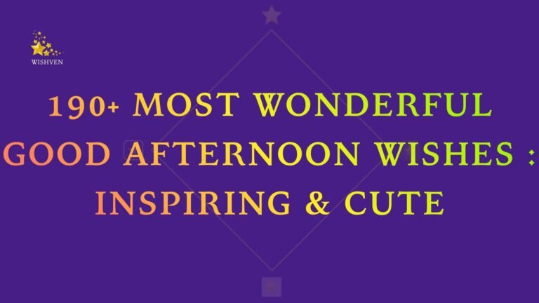 190+ Most Wonderful Good Afternoon Wishes Inspiring & Cute
