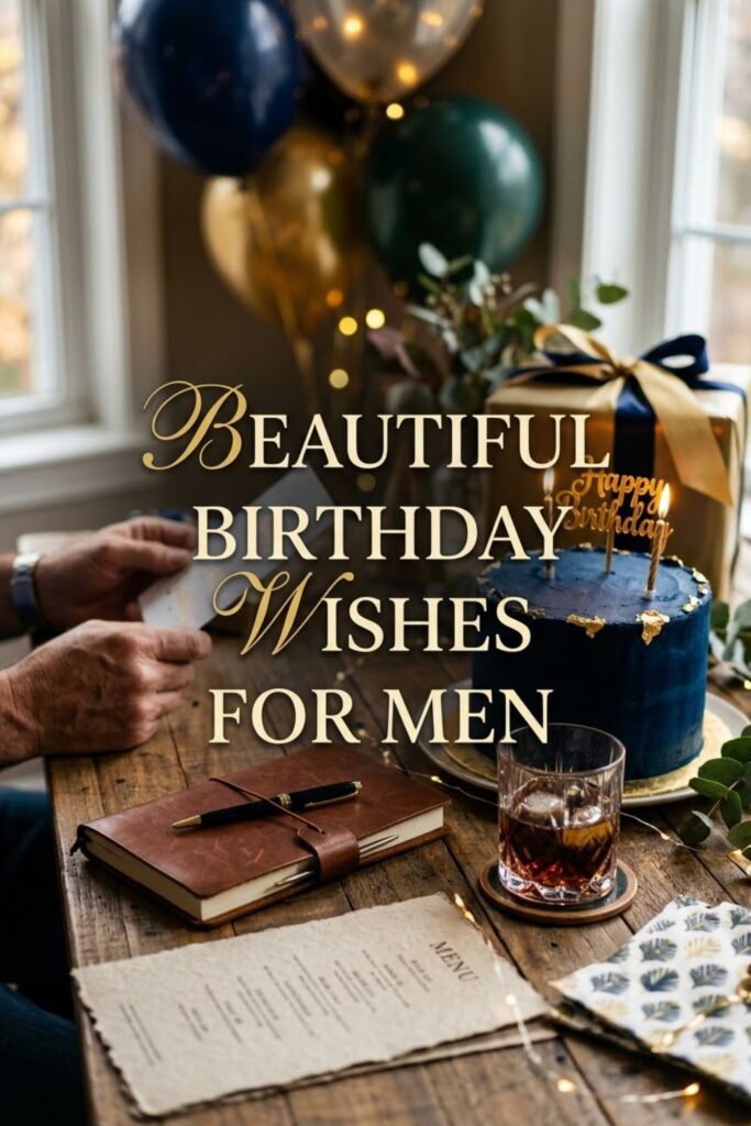 Beautiful Birthday Wishes for Men