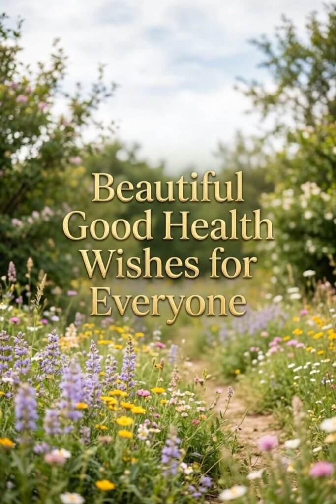 Beautiful Good Health Wishes for Everyone