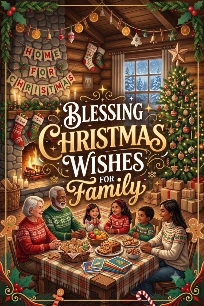 Blessing Christmas Wishes for Family