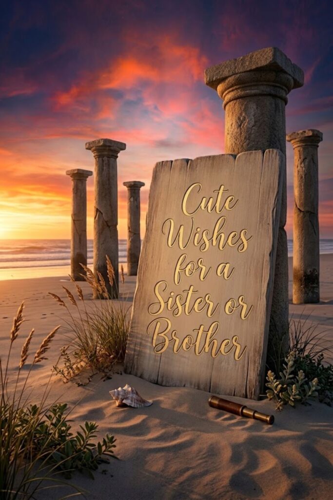 Cute Wishes for a Sister or Brother