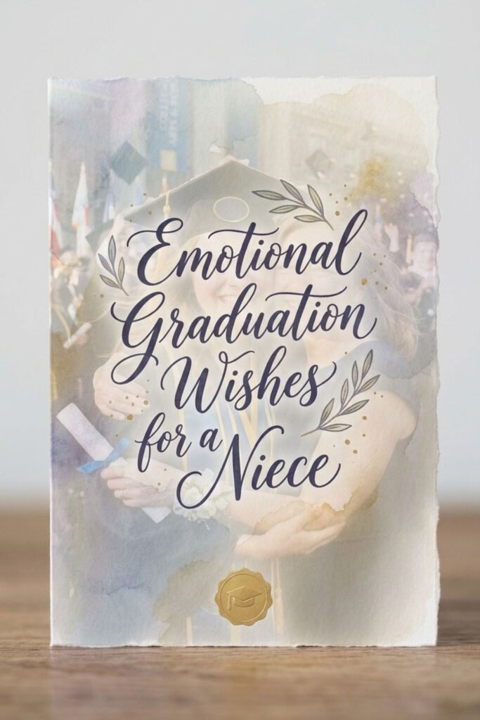 Emotional Graduation Wishes for a Niece