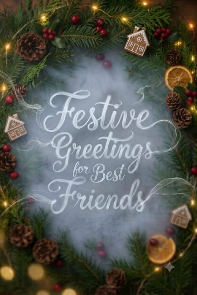 Festive Greetings for Best Friends