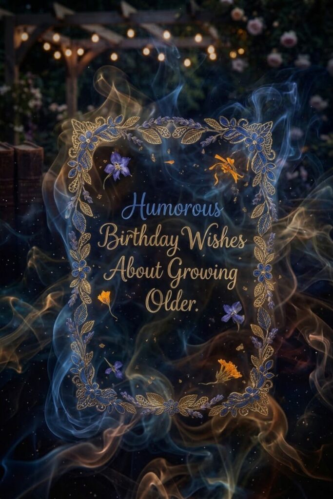 Humorous Birthday Wishes About Growing Older