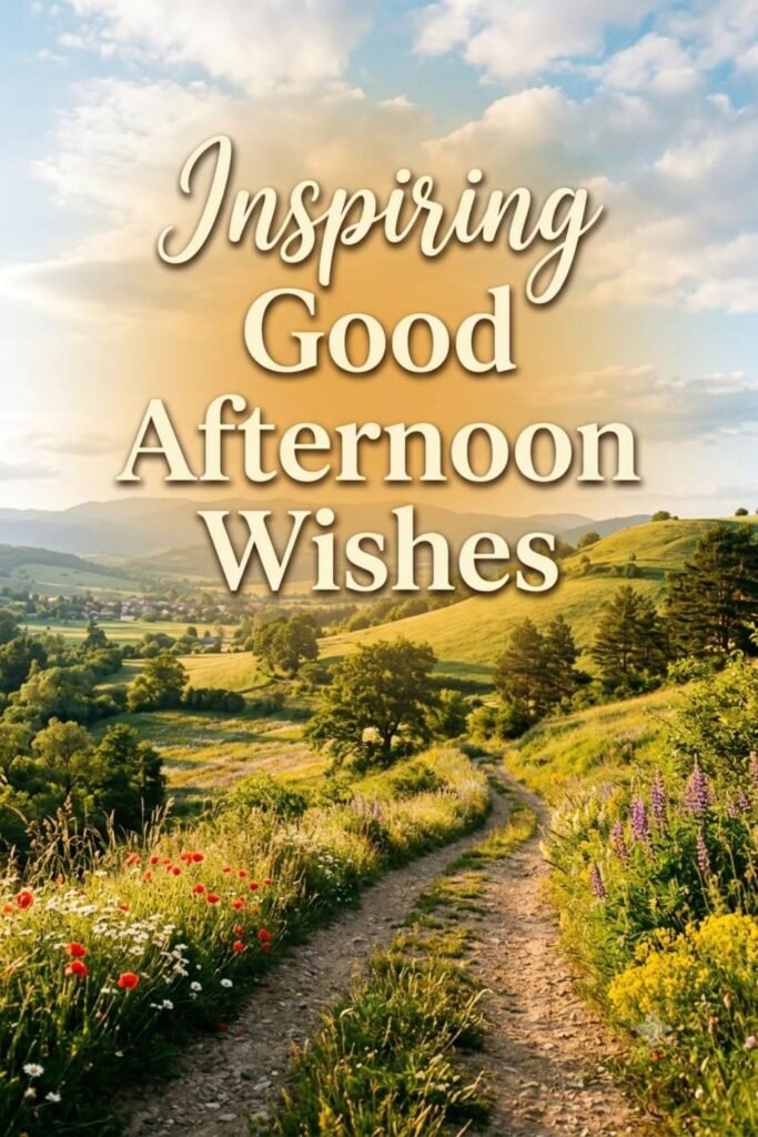 Inspiring Good Afternoon Wishes