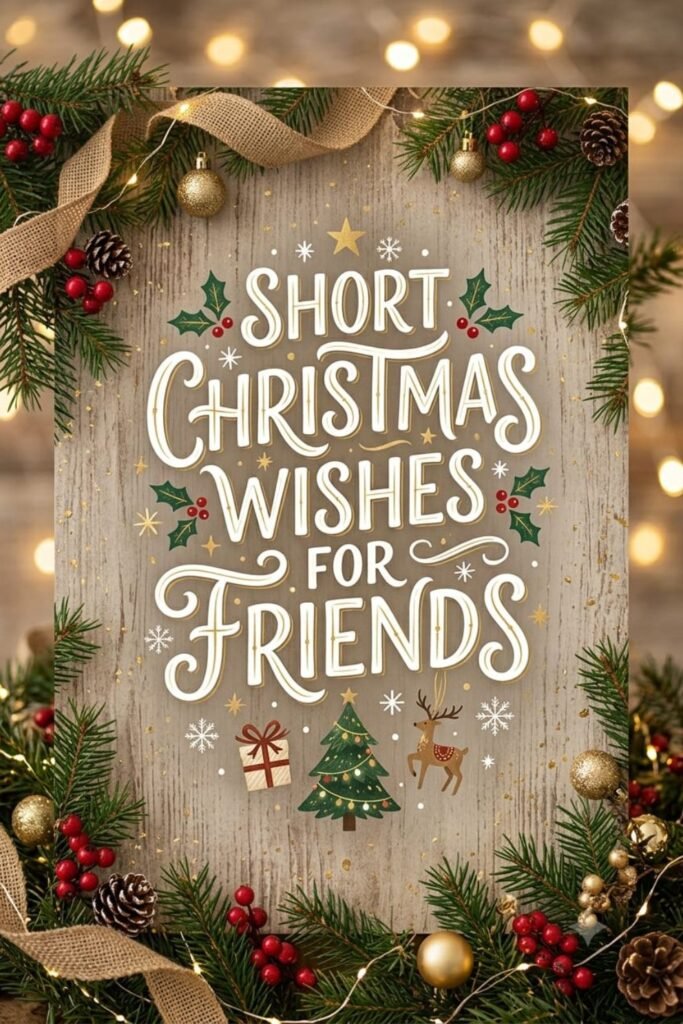 Short Christmas Wishes for Friends