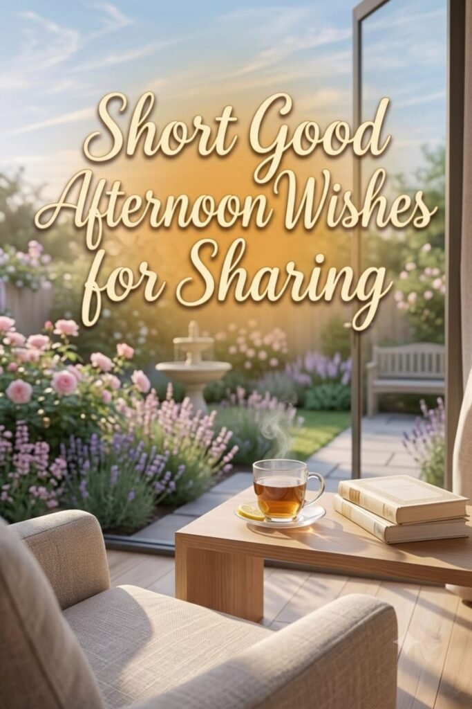 Short Good Afternoon Wishes for Sharing