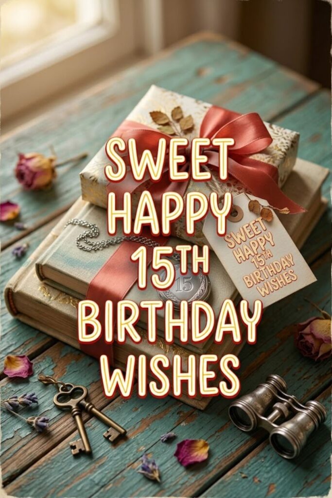 Sweet Happy 15th Birthday Wishes