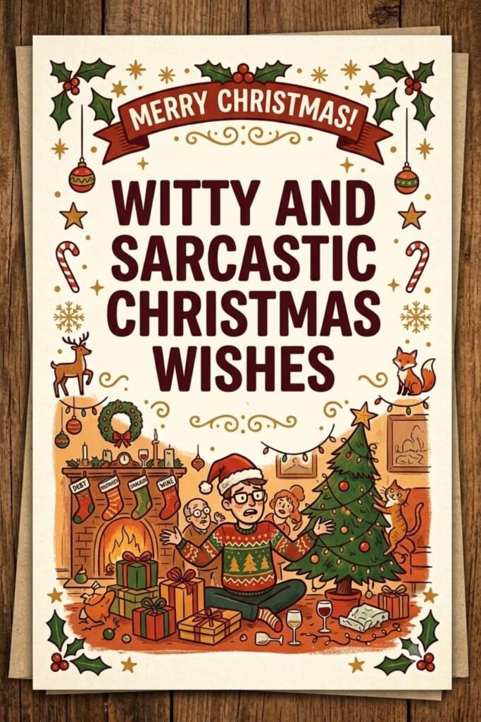 Witty and Sarcastic Christmas Wishes