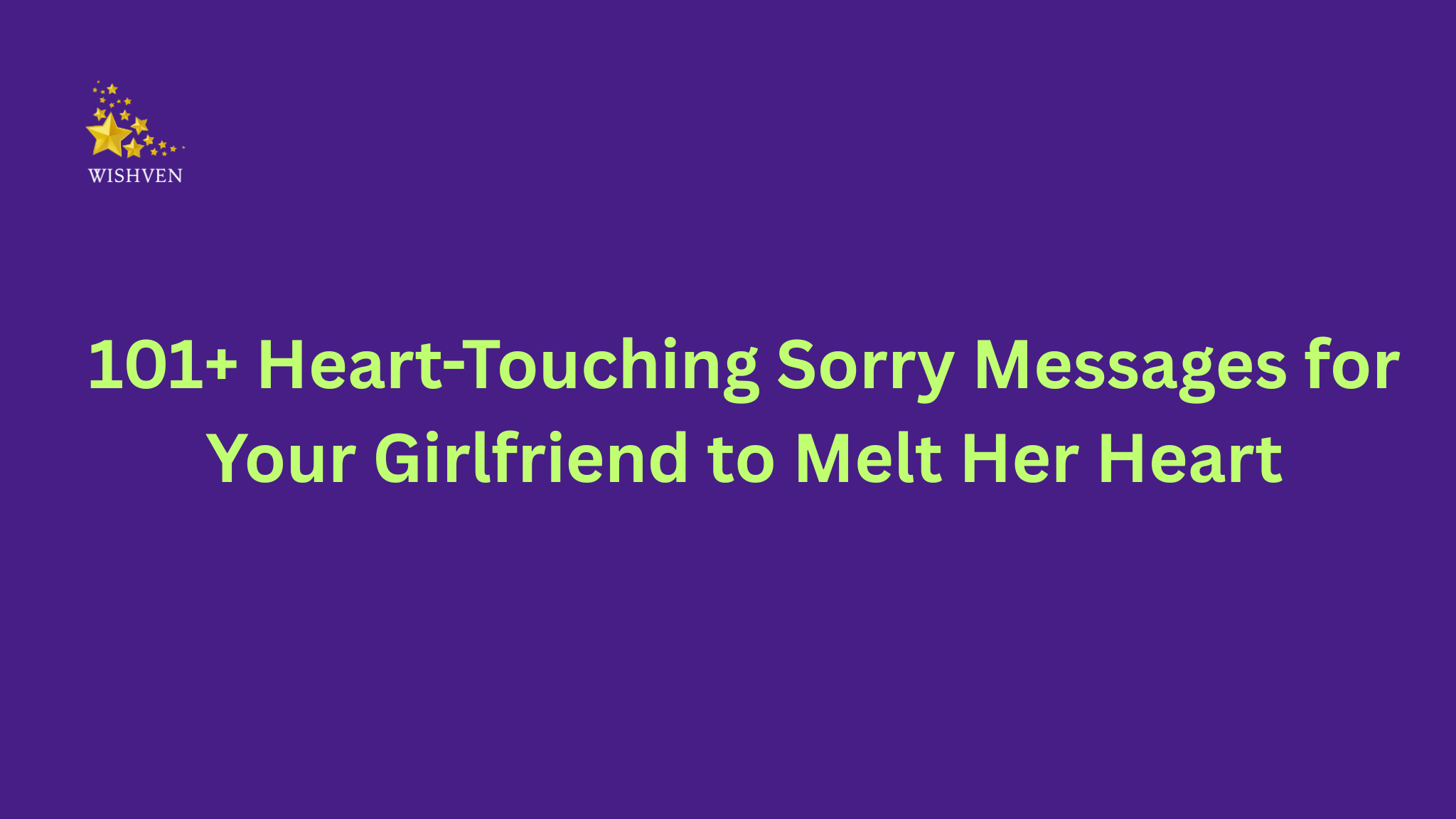 heart touching sorry messages for girlfriend