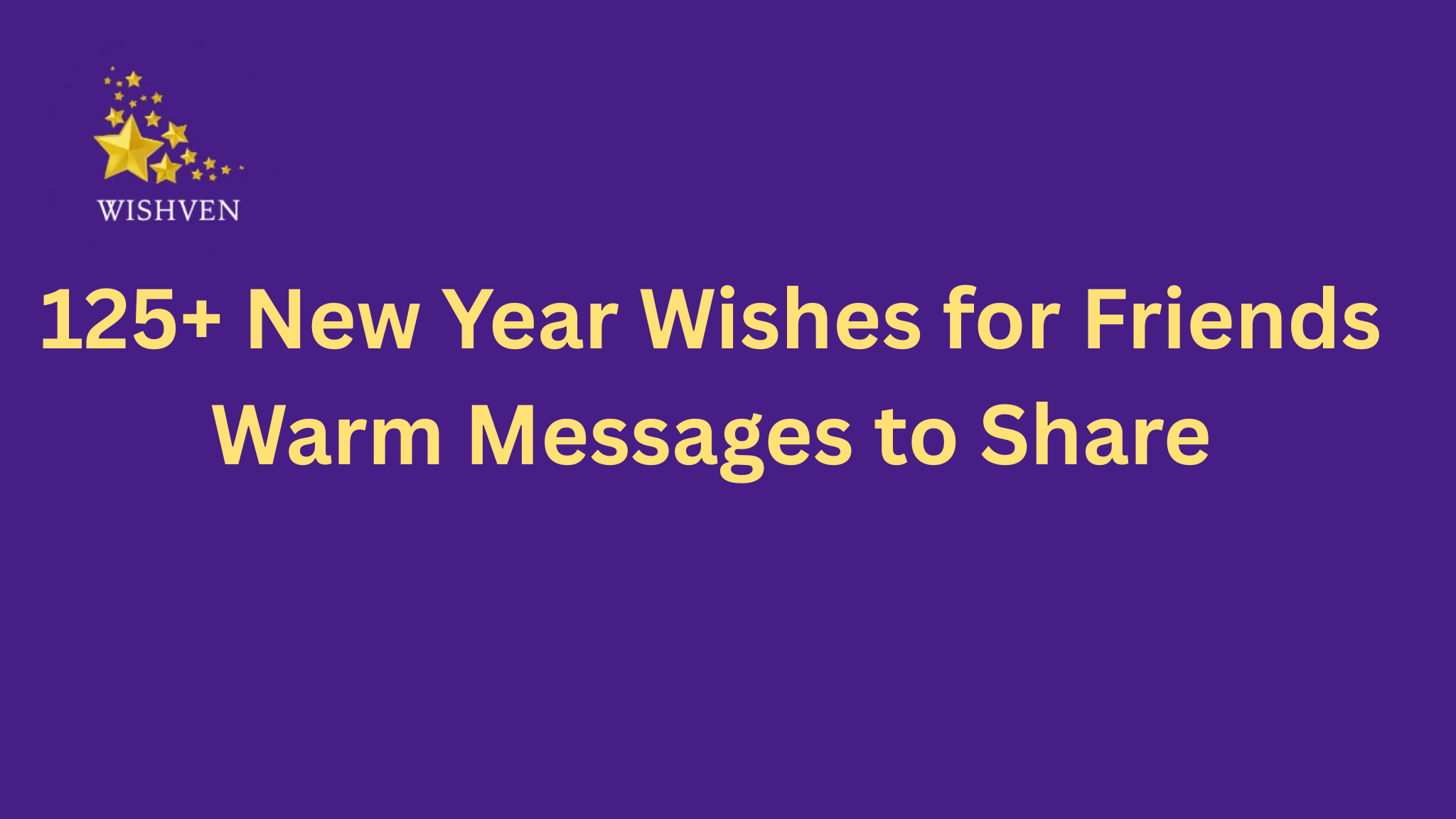New Year Wishes for Friends